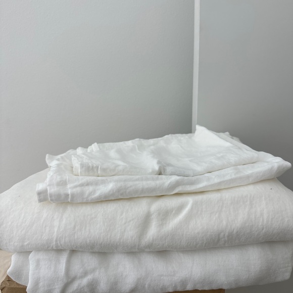 New Brooklinen Linen Duvet and FREEBIES - Picture 1 of 10